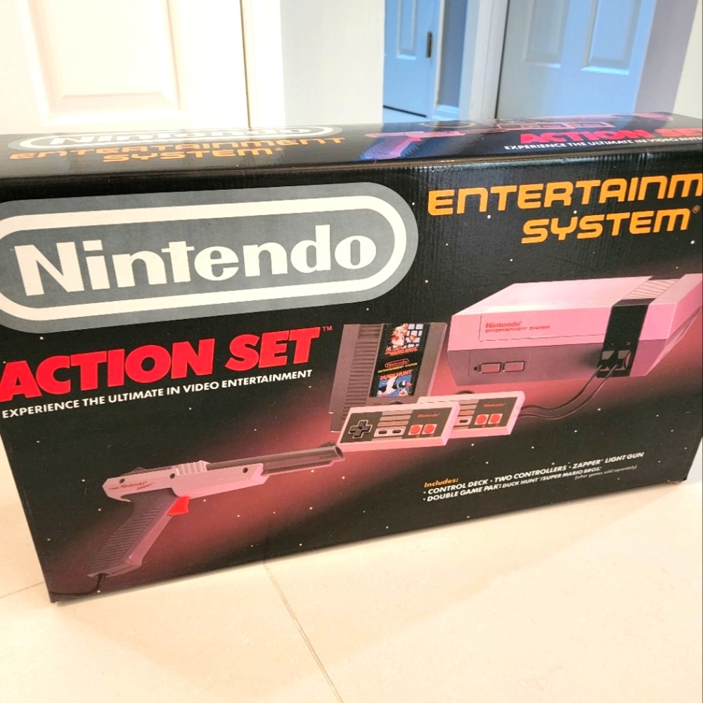 Nintendo Entertainment System Action Set PACKAGING ONLY